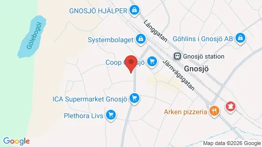 Apartments for rent i Gnosjö - kort over placeringen