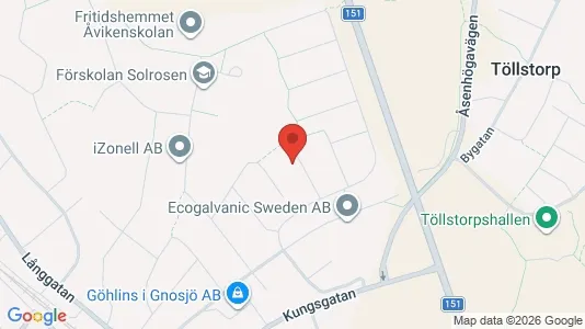 Apartments for rent i Gnosjö - kort over placeringen