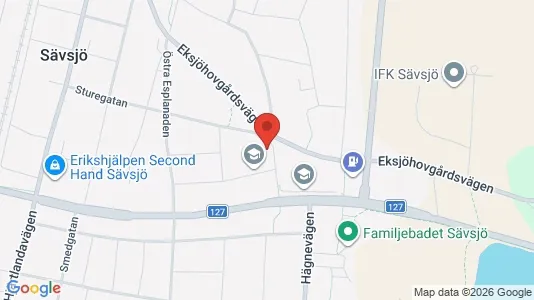 Apartments for rent i Sävsjö - kort over placeringen