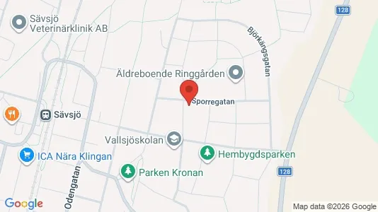 Apartments for rent i Sävsjö - kort over placeringen