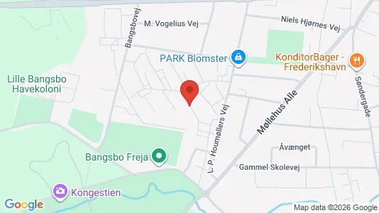 Apartments for rent i Frederikshavn - kort over placeringen