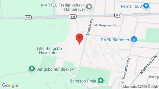 Apartments for rent i Frederikshavn - kort over placeringen