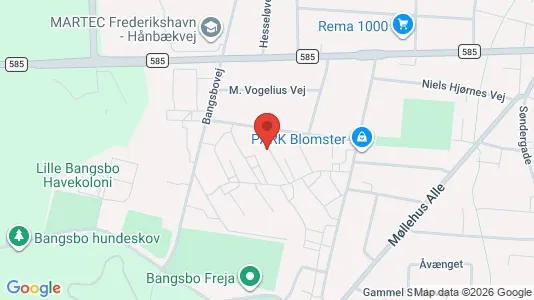 Apartments for rent i Frederikshavn - kort over placeringen