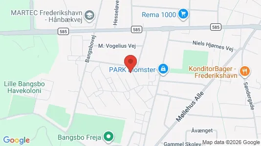 Apartments for rent i Frederikshavn - kort over placeringen