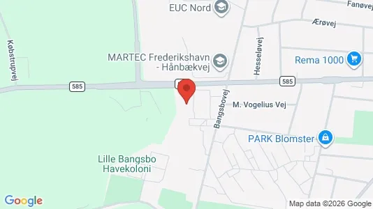 Apartments for rent i Frederikshavn - kort over placeringen