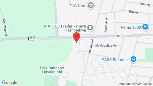 Apartments for rent i Frederikshavn - kort over placeringen
