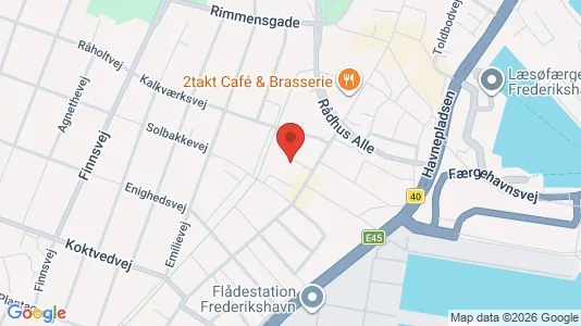 Apartments for rent i Frederikshavn - kort over placeringen