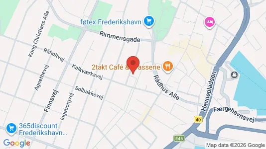 Apartments for rent i Frederikshavn - kort over placeringen