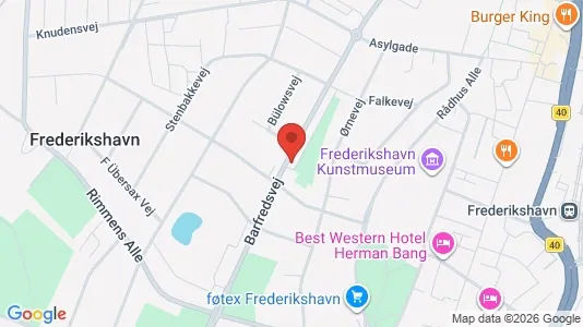 Apartments for rent i Frederikshavn - kort over placeringen