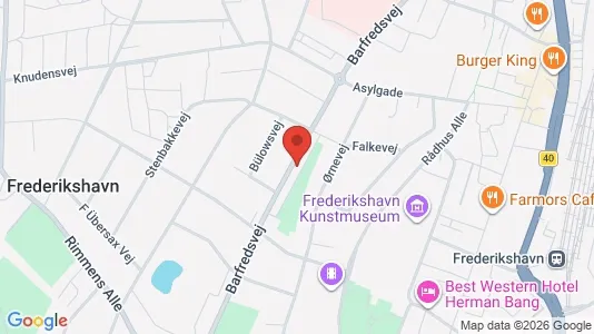 Apartments for rent i Frederikshavn - kort over placeringen