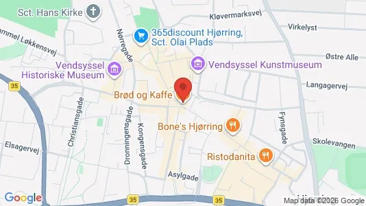 Apartments for rent i Hjørring - kort over placeringen