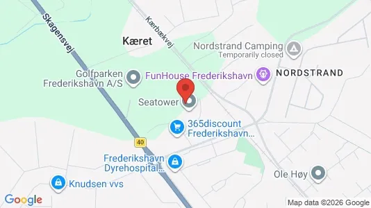 Apartments for rent i Frederikshavn - kort over placeringen