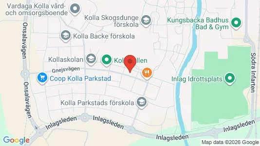 Apartments for rent i Kungsbacka - kort over placeringen