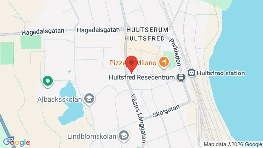 Apartments for rent i Hultsfred - kort over placeringen
