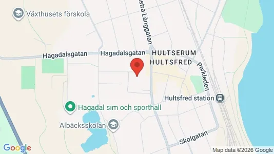 Apartments for rent i Hultsfred - kort over placeringen