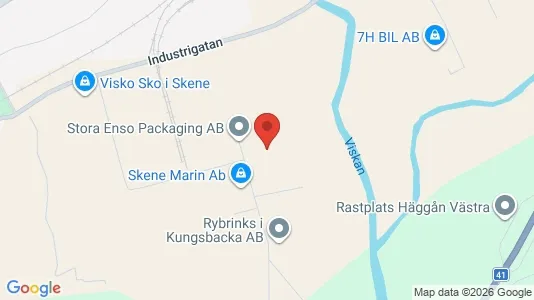 Apartments for rent i Mark - kort over placeringen
