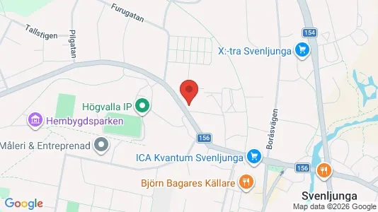 Apartments for rent i Svenljunga - kort over placeringen