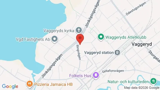 Apartments for rent i Vaggeryd - kort over placeringen