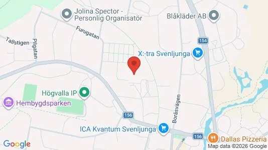Apartments for rent i Svenljunga - kort over placeringen