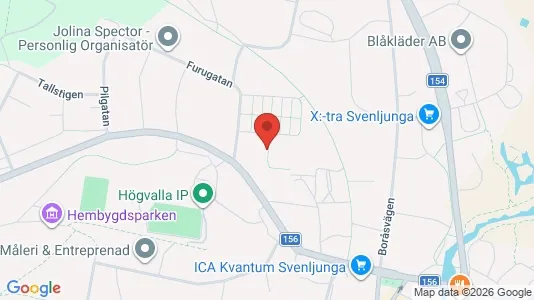 Apartments for rent i Svenljunga - kort over placeringen