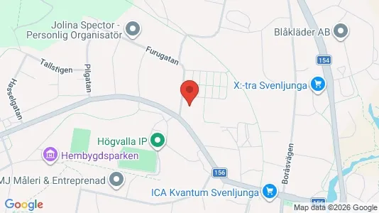 Apartments for rent i Svenljunga - kort over placeringen