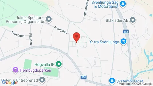Apartments for rent i Svenljunga - kort over placeringen