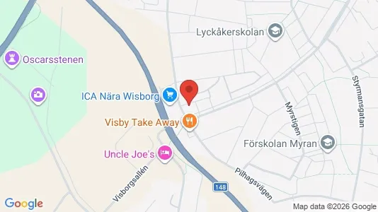 Apartments for rent i Gotland - kort over placeringen