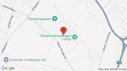 Apartments for rent i Gotland - kort over placeringen