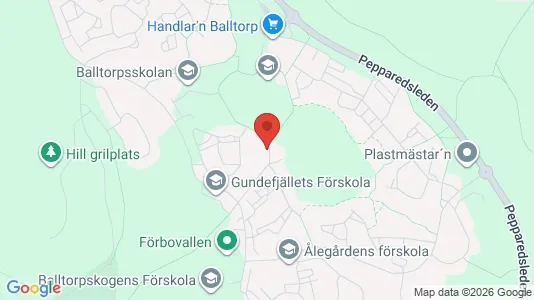 Apartments for rent i Mölndal - kort over placeringen