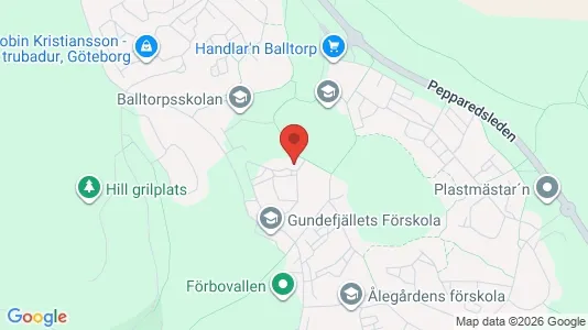 Apartments for rent i Mölndal - kort over placeringen