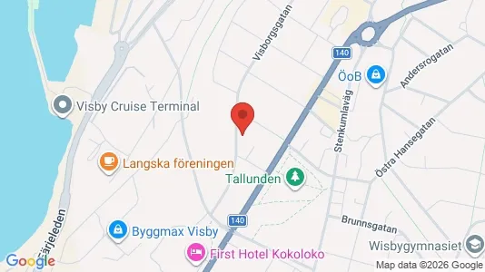 Apartments for rent i Gotland - kort over placeringen