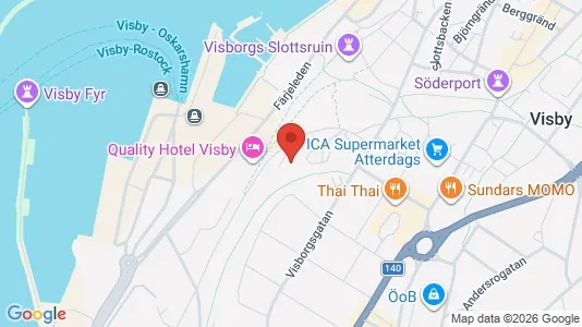 Apartments for rent i Gotland - kort over placeringen