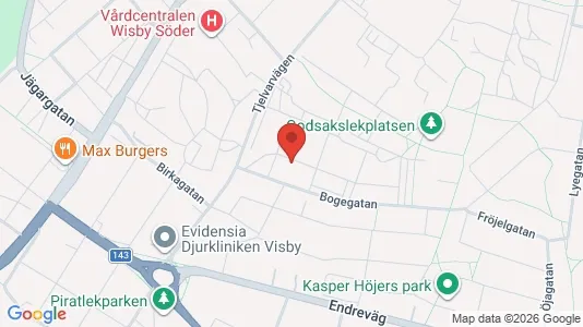 Apartments for rent i Gotland - kort over placeringen