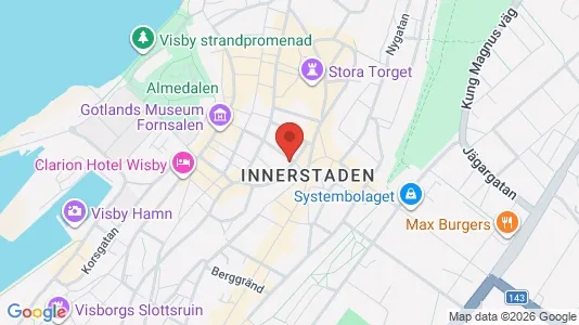 Apartments for rent i Gotland - kort over placeringen