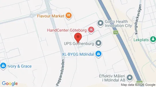 Apartments for rent i Mölndal - kort over placeringen