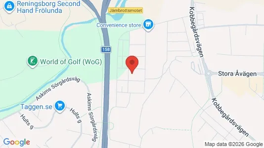 Apartments for rent i Askim-Frölunda-Högsbo - kort over placeringen