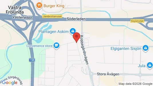 Apartments for rent i Askim-Frölunda-Högsbo - kort over placeringen