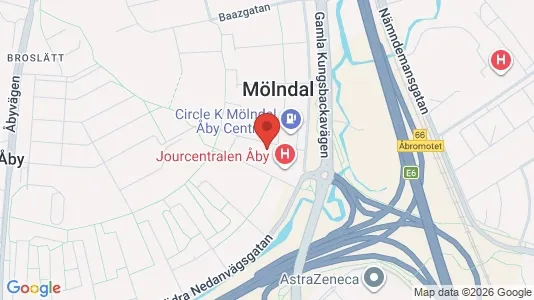 Apartments for rent i Mölndal - kort over placeringen