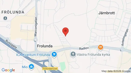 Apartments for rent i Askim-Frölunda-Högsbo - kort over placeringen