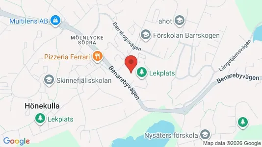 Apartments for rent i Härryda - kort over placeringen