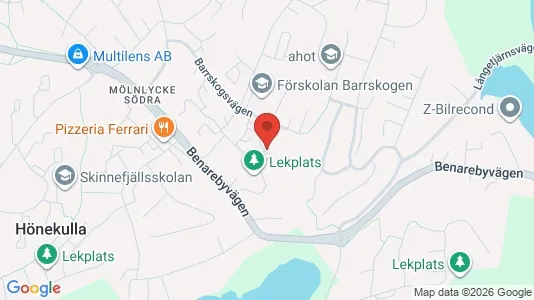 Apartments for rent i Härryda - kort over placeringen