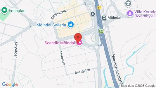 Apartments for rent i Mölndal - kort over placeringen