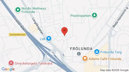 Apartments for rent i Askim-Frölunda-Högsbo - kort over placeringen