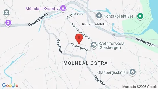 Apartments for rent i Mölndal - kort over placeringen