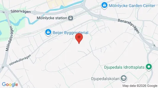 Apartments for rent i Härryda - kort over placeringen