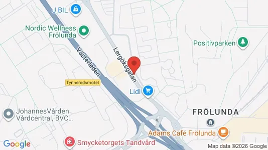 Apartments for rent i Askim-Frölunda-Högsbo - kort over placeringen