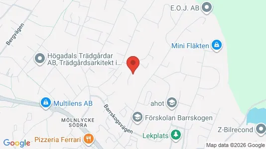 Apartments for rent i Härryda - kort over placeringen
