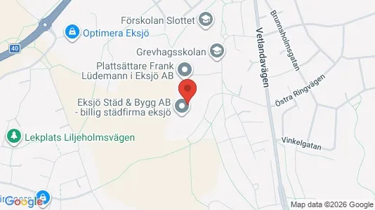 Apartments for rent i Eksjö - kort over placeringen