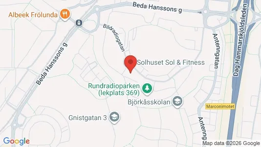 Apartments for rent i Askim-Frölunda-Högsbo - kort over placeringen