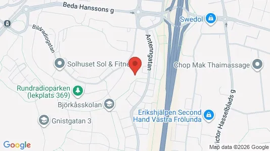 Apartments for rent i Askim-Frölunda-Högsbo - kort over placeringen